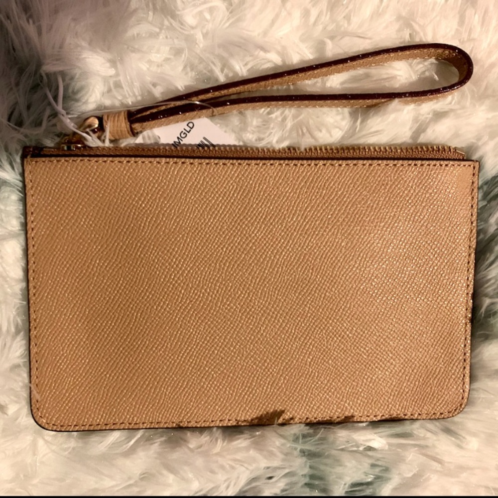 Brand New Coach•Small Gold Star Glitter Wristlet - Picture 2 of 7